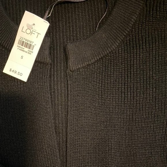 NWT: LOFT cardigan sweater - Black ($25) - Picture 7 of 10